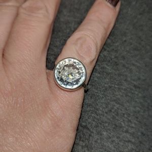 Solid Silver cocktail ring